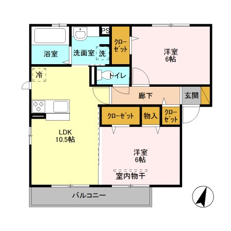 サンライトスクエアⅤ 間取り図