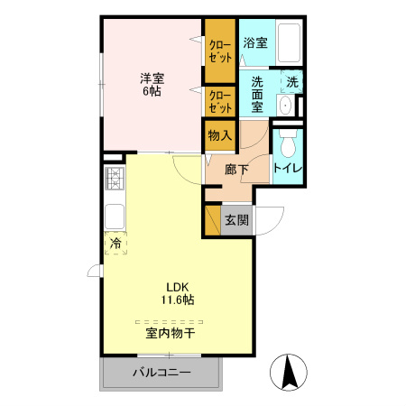 ヴィルドミール 間取り図