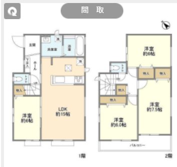 Kolet越谷大沢  間取り図