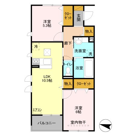 GRACE　SQUARE 間取り図