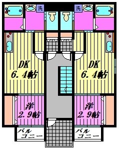 Mark　Duo八木崎Ⅰ 間取り図