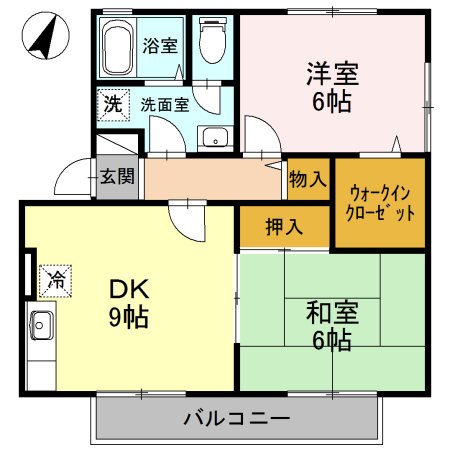セントラルハイム　B 間取り図