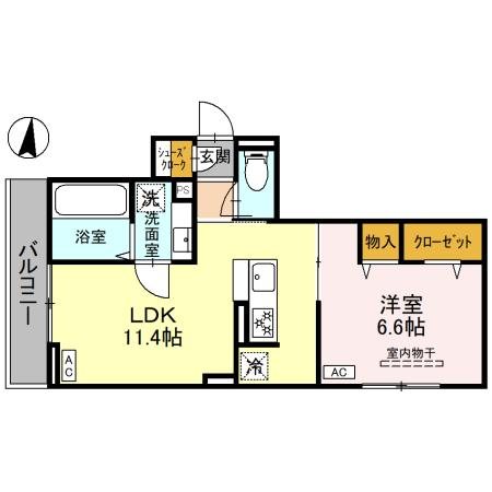 Ｄアヴァンス千間台東　Ｂ棟 間取り図