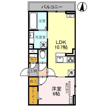 Ｄアヴァンス千間台東　Ｂ棟 間取り図