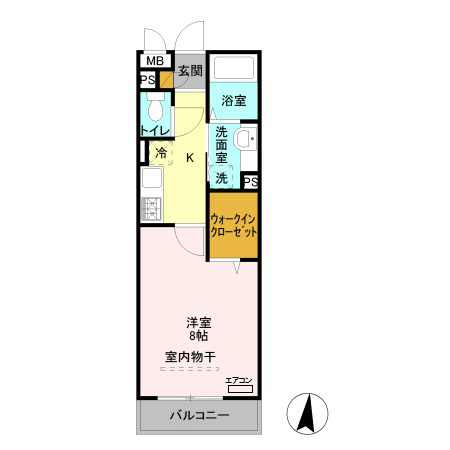 ヴィルクレール　Ⅱ 間取り図