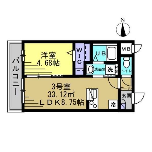 AJ草加WestⅡ 間取り図