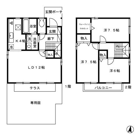 グリーンパーク　 間取り図