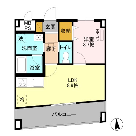 アレグリア柏屋 間取り図