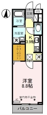 Miele南越谷 間取り図