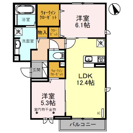 アロサール 間取り図