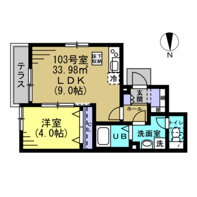AJ北越谷 間取り図
