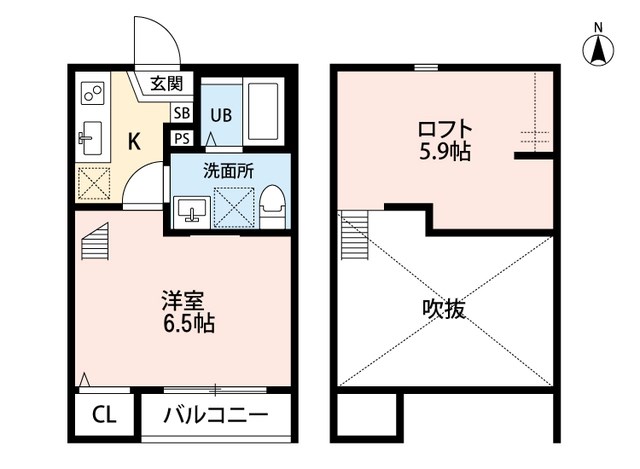 Ｗｉｓｔａｒｉａ　北越谷（ウィスタリアキタコシガヤ） 間取り図