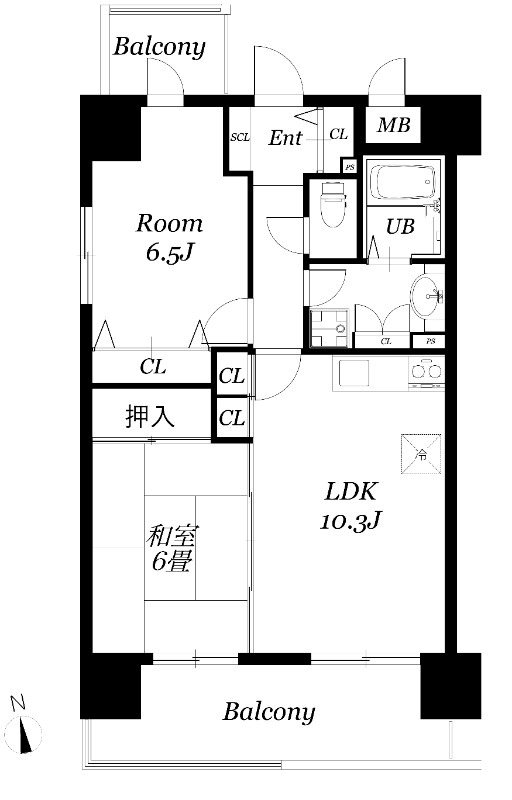 ロワールヒエダ 間取り図