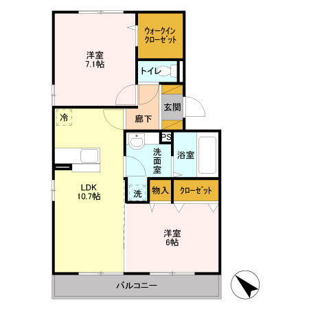 メゾンペール 間取り図