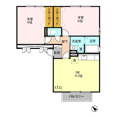 グランフェルム 間取り図