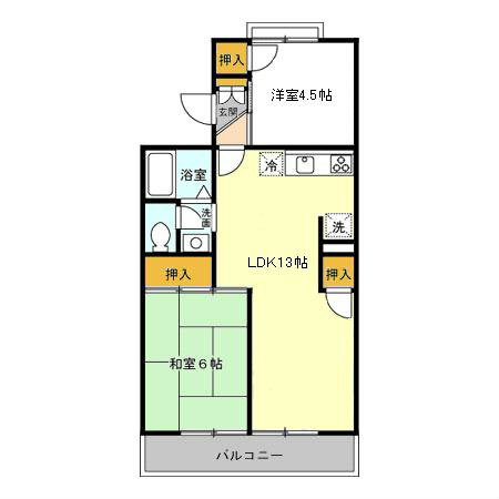エーエスコーポ 間取り図