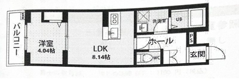 リーブルファイン大袋駅前 間取り図