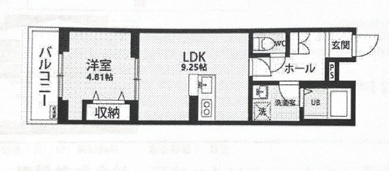 リーブルファイン大袋駅前 間取り図