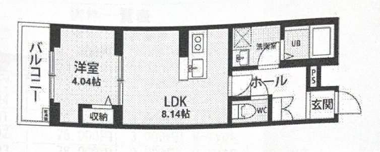 リーブルファイン大袋駅前 間取り図