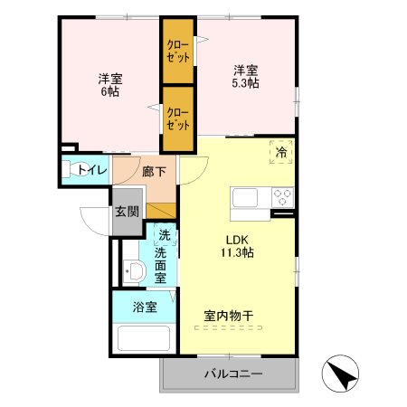 ロイヤルパレス　Ⅱ番館 間取り図