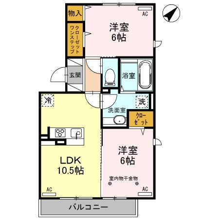 ロイジェントパークスレイクタウン　M 間取り図