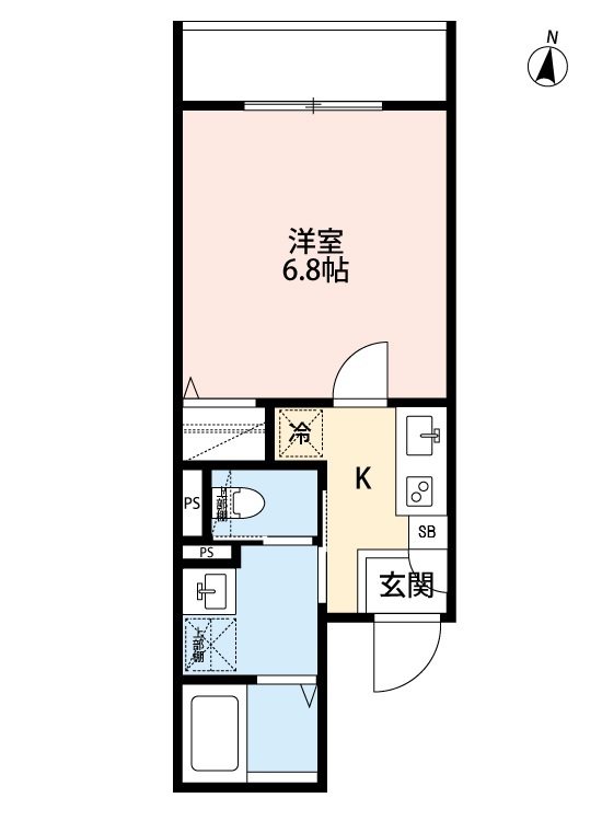 リブェールⅡ 間取り図