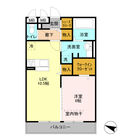 アプリコットガーデン　C 間取り図