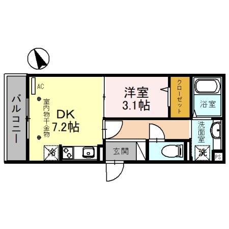 ルミエールユーユー 間取り図
