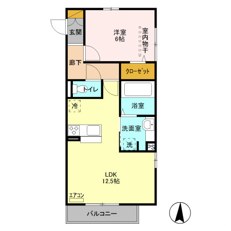 CREA　LAKE 間取り図
