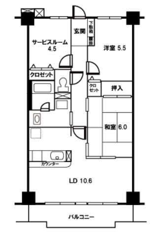 ピエール草加 間取り図