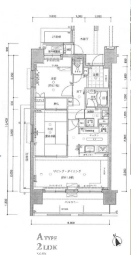 801号室 間取り