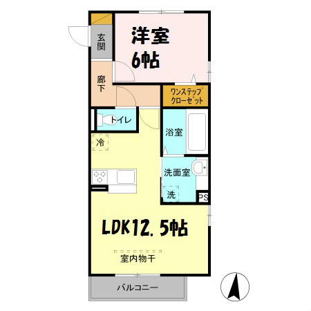 レスポワール　B 間取り図