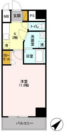 キャメロット新越谷 間取り図