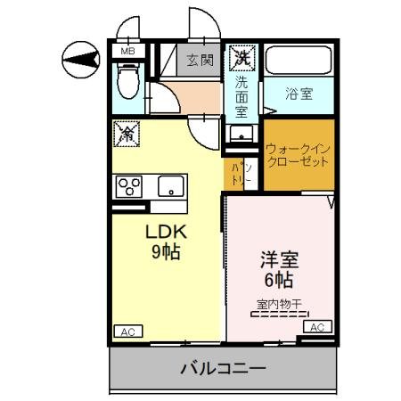 Felicity 間取り図