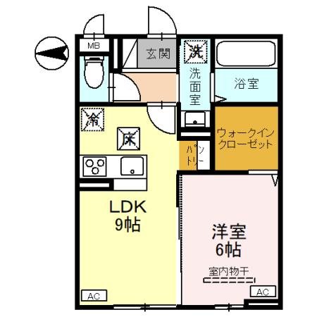 Felicity 間取り図