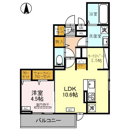 Felicity 間取り図
