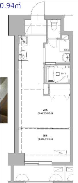 NK氷川マンション 間取り図