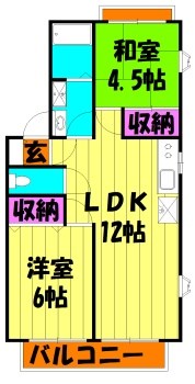 サンライトハイツ　Ⅰ 間取り図