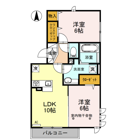 ロイジェントパークスレイクタウンⅢ　J 間取り図