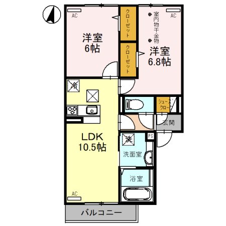 ラシュレ 間取り図