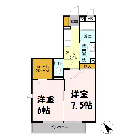 ヘリオス吉川美南　ガイア 間取り図