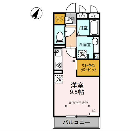 ロイジェントパークスレイクタウン　C 間取り図