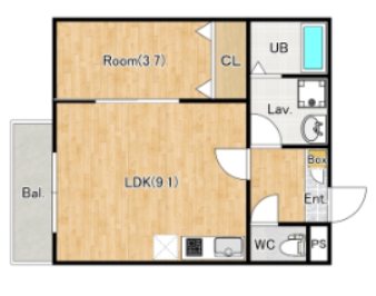 ジーメゾン春日部栄町 間取り図
