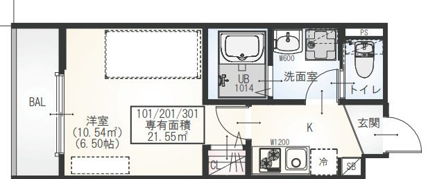 GRADUS新田 間取り図