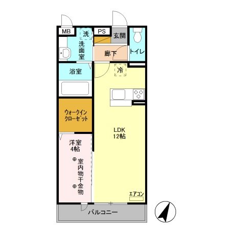 ロイジェントパークスレイクタウン　G 間取り図