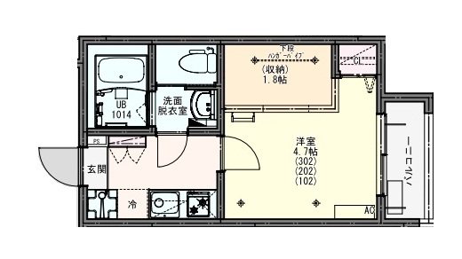 KEIAI　RESIDENCE　北越谷 間取り図