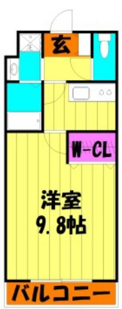 キャピタル蒲生 間取り図
