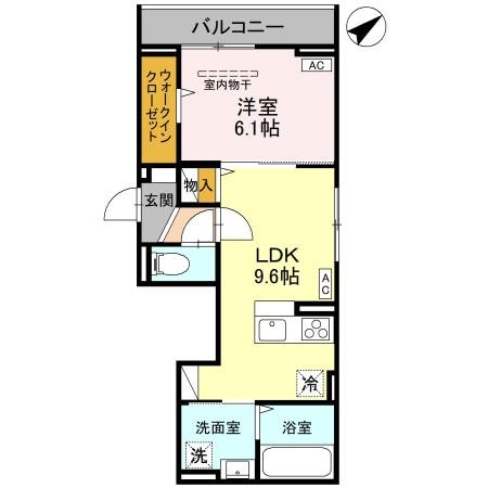 Dアヴァンス東柳田町 間取り図