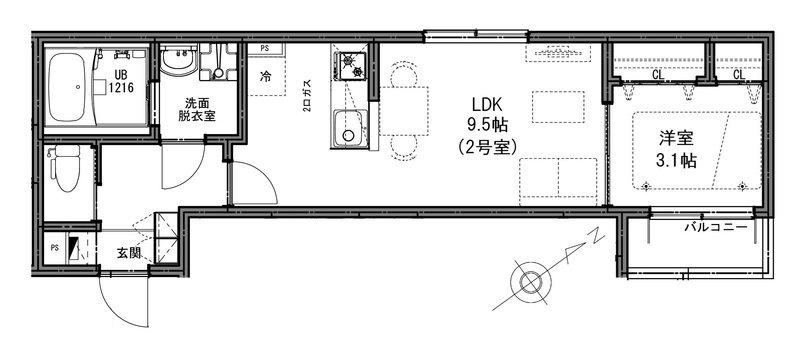 KEIAI RESIDENCE 北越谷Ⅲ 間取り図