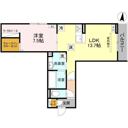 ルベルコート 間取り図